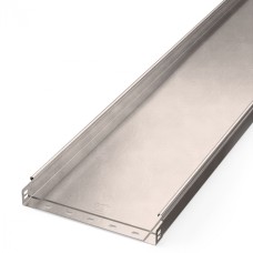 Лоток неперфорированный Стандарт INOX (AISI 409) 300х50х3000 (0,8 мм) (6 м/уп) Промрукав (PR16.2398)