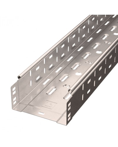 Лоток перфорированный Стандарт INOX (AISI 409) 150х80х3000 (0,7 мм) (6 м/уп) Промрукав (PR16.2415) в Кемерово Кабельные лотки Pintop.ru