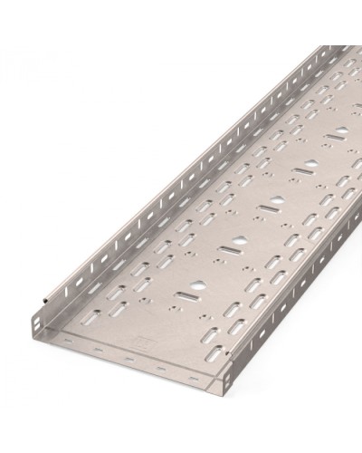 Лоток перфорированный Стандарт INOX (AISI 409) 300х50х3000 (0,8 мм) (6 м/уп) Промрукав (PR16.2420) в Кемерово Кабельные лотки Pintop.ru