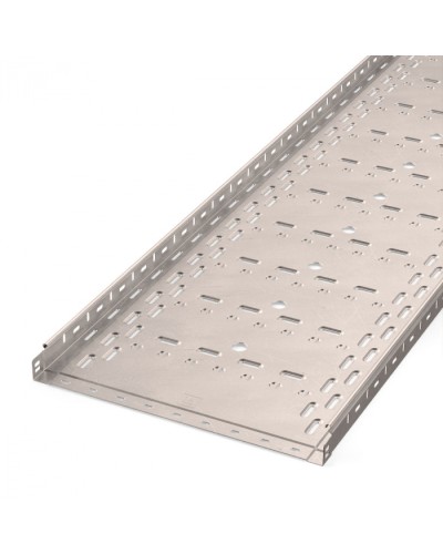 Лоток перфорированный Стандарт INOX (AISI 409) 500х50х3000 (1,0 мм) (6 м/уп) Промрукав (PR16.2426) в Кемерово Кабельные лотки Pintop.ru