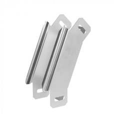 Угол вертикальный внешний 45 градусов Стандарт INOX (AISI 304) 50х50 Промрукав (PR16.2897)