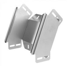 Угол вертикальный внешний 45 градусов Стандарт INOX (AISI 304) 200х80 Промрукав (PR16.2905)