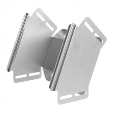 Угол вертикальный внешний 45 градусов Стандарт INOX (AISI 304) 200х100 Промрукав (PR16.2906)