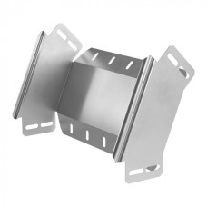 Угол вертикальный внешний 45 градусов Стандарт INOX (AISI 304) 300х80 Промрукав (PR16.2908)