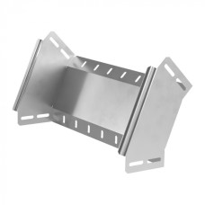 Угол вертикальный внешний 45 градусов Стандарт INOX (AISI 304) 400х100 Промрукав (PR16.2912)