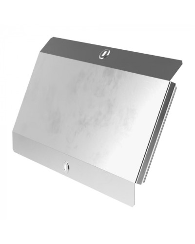 Крышка угла вертикального внешнего 45 градусов Стандарт INOX (AISI 304) 400 Промрукав (PR16.2924) в Кемерово Аксессуары для лотков Pintop.ru