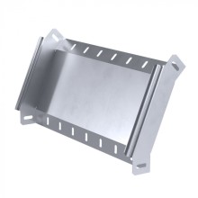 Угол вертикальный внешний 45 градусов Стандарт INOX (AISI 316) 400х50 Промрукав (PR16.2940)