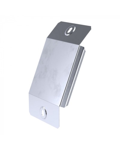 Крышка угла вертикального внешнего 45 градусов Стандарт INOX (AISI 316) 100 Промрукав (PR16.2950) в Кемерово Аксессуары для лотков Pintop.ru