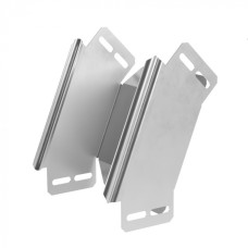 Угол вертикальный внешний 90 градусов Стандарт INOX (AISI 304) 150х80 Промрукав (PR16.2992)