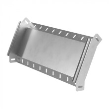 Угол вертикальный внешний 90 градусов Стандарт INOX (AISI 304) 500х50 Промрукав (PR16.3003)