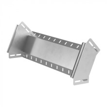 Угол вертикальный внешний 90 градусов Стандарт INOX (AISI 304) 600х100 Промрукав (PR16.3008)