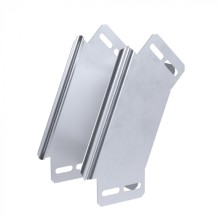 Угол вертикальный внешний 90 градусов Стандарт INOX (AISI 316) 100х80 Промрукав (PR16.3019)