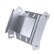 Угол вертикальный внешний 90 градусов Стандарт INOX (AISI 316) 200х50 Промрукав (PR16.3024)