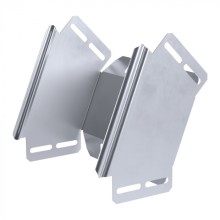 Угол вертикальный внешний 90 градусов Стандарт INOX (AISI 316) 200х100 Промрукав (PR16.3026)