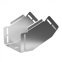 Угол вертикальный внутренний 45 градусов Стандарт INOX (AISI 304) 150х100 Промрукав (PR16.3147)