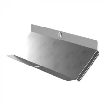 Крышка угла вертикального внутреннего 45 градусов Стандарт INOX (AISI 304) 400 Промрукав (PR16.3168)