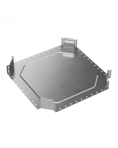 Ответвитель Х-образный Стандарт INOX (AISI 304) 500х100 Промрукав (PR16.3189) в Кемерово Аксессуары для лотков Pintop.ru