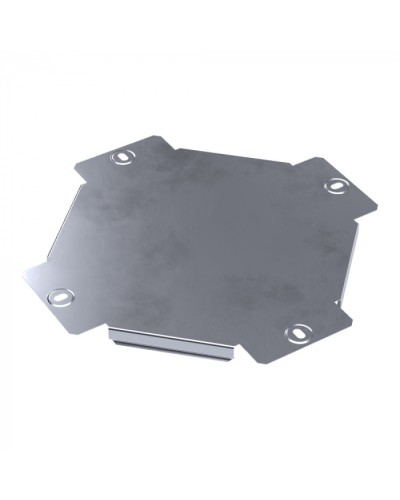 Крышка ответвителя Х-образного Стандарт INOX (AISI 316) 100 Промрукав (PR16.3224) в Кемерово Аксессуары для лотков Pintop.ru