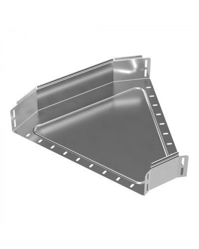 Угол горизонтальный 45 градусов Стандарт INOX (AISI 304) 400х80 Промрукав (PR16.3417) в Кемерово Аксессуары для лотков Pintop.ru