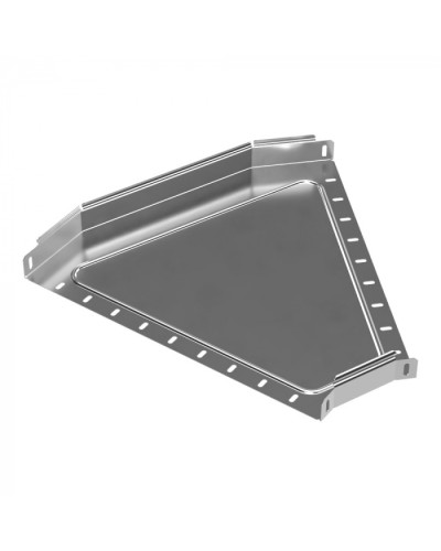 Угол горизонтальный 45 градусов Стандарт INOX (AISI 304) 500х50 Промрукав (PR16.3419) в Кемерово Аксессуары для лотков Pintop.ru