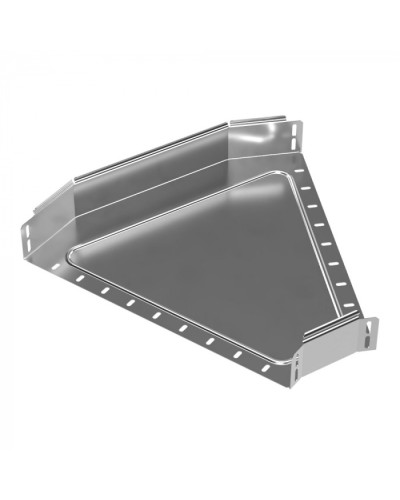 Угол горизонтальный 45 градусов Стандарт INOX (AISI 304) 500х80 Промрукав (PR16.3420) в Кемерово Аксессуары для лотков Pintop.ru