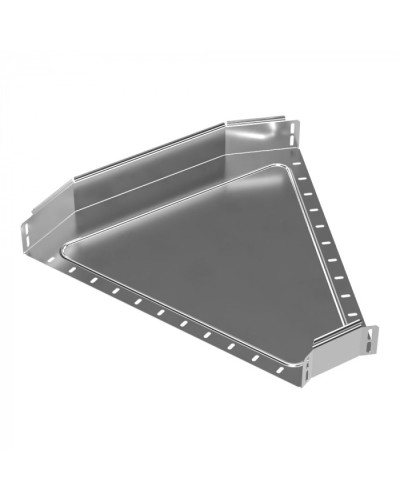 Угол горизонтальный 45 градусов Стандарт INOX (AISI 304) 600х80 Промрукав (PR16.3423) в Кемерово Аксессуары для лотков Pintop.ru