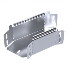 Угол горизонтальный 45 градусов Стандарт INOX (AISI 316) 100х80 Промрукав (PR16.3435)