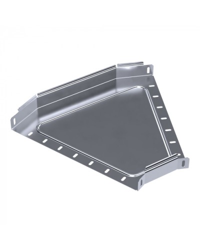 Угол горизонтальный 45 градусов Стандарт INOX (AISI 316) 400х50 Промрукав (PR16.3446) в Кемерово Аксессуары для лотков Pintop.ru