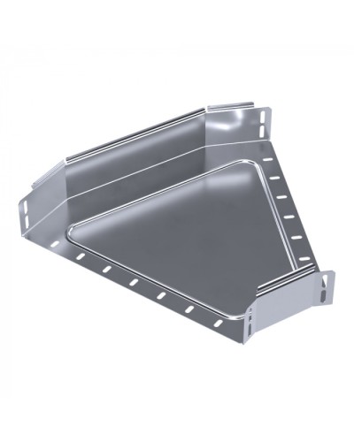 Угол горизонтальный 45 градусов Стандарт INOX (AISI 316) 400х80 Промрукав (PR16.3447) в Кемерово Аксессуары для лотков Pintop.ru