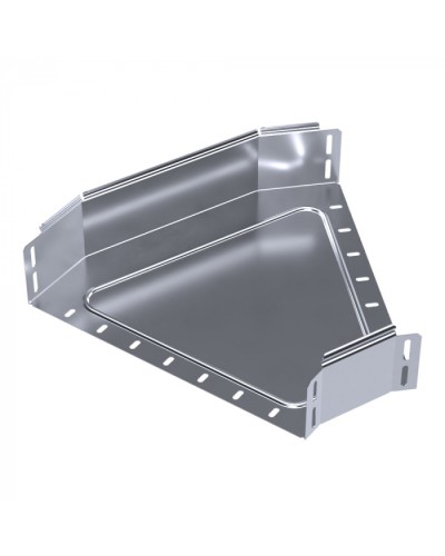 Угол горизонтальный 45 градусов Стандарт INOX (AISI 316) 400х100 Промрукав (PR16.3448) в Кемерово Аксессуары для лотков Pintop.ru