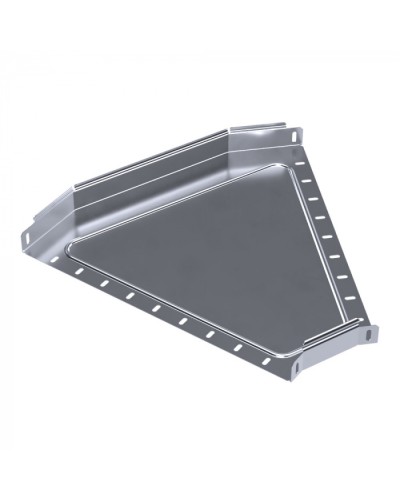 Угол горизонтальный 45 градусов Стандарт INOX (AISI 316) 500х50 Промрукав (PR16.3449) в Кемерово Аксессуары для лотков Pintop.ru