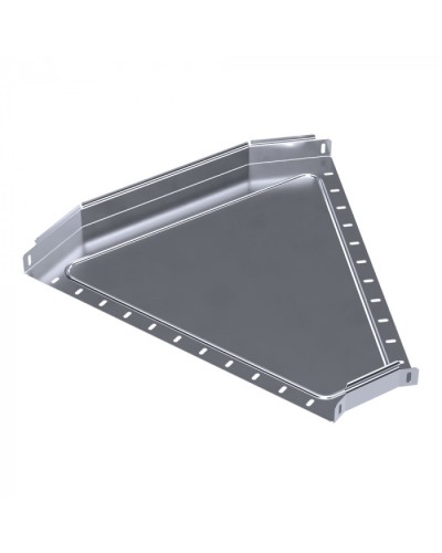 Угол горизонтальный 45 градусов Стандарт INOX (AISI 316) 600х50 Промрукав (PR16.3452) в Кемерово Аксессуары для лотков Pintop.ru