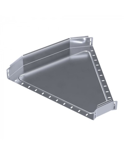 Угол горизонтальный 45 градусов Стандарт INOX (AISI 316) 600х80 Промрукав (PR16.3453) в Кемерово Аксессуары для лотков Pintop.ru