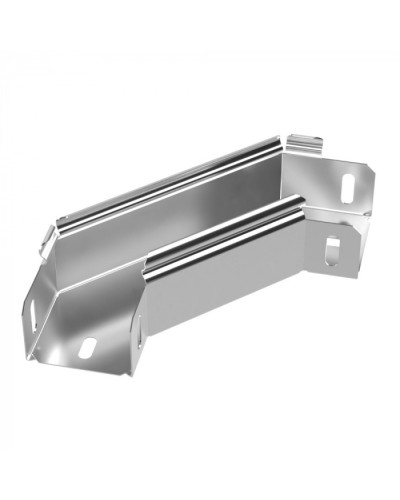 Угол горизонтальный 90 градусов Стандарт INOX (AISI 304) 50х50 Промрукав (PR16.3493) в Кемерово Аксессуары для лотков Pintop.ru