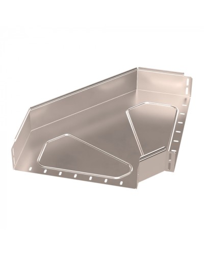 Угол горизонтальный 90 градусов Стандарт INOX (AISI 409) 400х100 Промрукав (PR16.3568) в Кемерово Аксессуары для лотков Pintop.ru