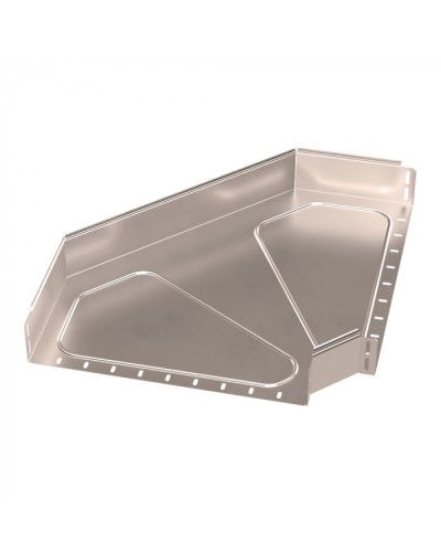 Угол горизонтальный 90 градусов Стандарт INOX (AISI 409) 500х100 Промрукав (PR16.3571) в Кемерово Аксессуары для лотков Pintop.ru