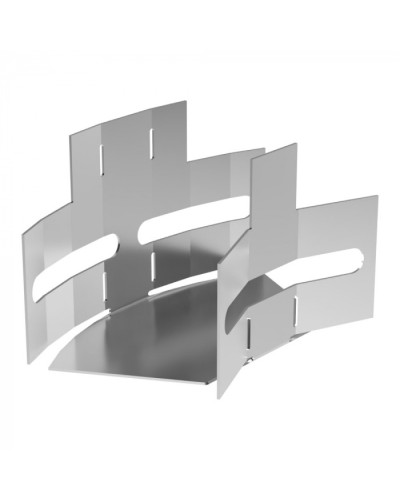 Угол горизонтальный изменяемый 0-45 градусов Стандарт INOX (AISI 304) 50х50 Промрукав (PR16.3583) в Кемерово Аксессуары для лотков Pintop.ru