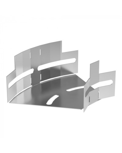 Угол горизонтальный изменяемый 0-45 градусов Стандарт INOX (AISI 304) 100х50 Промрукав (PR16.3584) в Кемерово Аксессуары для лотков Pintop.ru