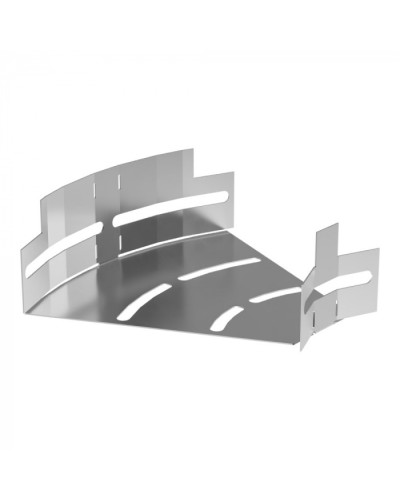 Угол горизонтальный изменяемый 0-45 градусов Стандарт INOX (AISI 304) 150х50 Промрукав (PR16.3587) в Кемерово Аксессуары для лотков Pintop.ru