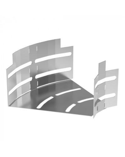 Угол горизонтальный изменяемый 0-45 градусов Стандарт INOX (AISI 304) 150х80 Промрукав (PR16.3588) в Кемерово Аксессуары для лотков Pintop.ru