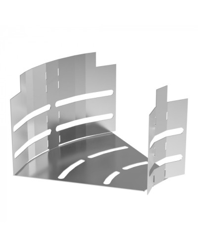 Угол горизонтальный изменяемый 0-45 градусов Стандарт INOX (AISI 304) 150х100 Промрукав (PR16.3589) в Кемерово Аксессуары для лотков Pintop.ru