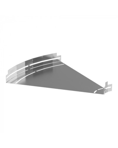 Угол горизонтальный изменяемый 0-45 градусов Стандарт INOX (AISI 304) 500х50 Промрукав (PR16.3599) в Кемерово Аксессуары для лотков Pintop.ru