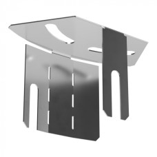 Крышка угла горизонтального изменяемого 0-45 градусов Стандарт INOX (AISI 304) 50 Промрукав (PR16.3605)