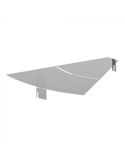 Крышка угла горизонтального изменяемого 0-45 градусов Стандарт INOX (AISI 304) 500 Промрукав (PR16.3611) в Кемерово Аксессуары для лотков Pintop.ru