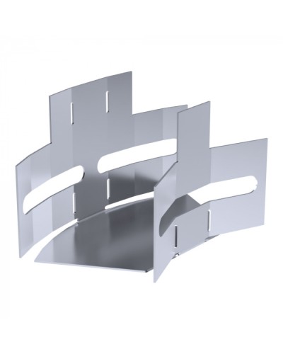 Угол горизонтальный изменяемый 0-45 градусов Стандарт INOX (AISI 316) 50х50 Промрукав (PR16.3613) в Кемерово Аксессуары для лотков Pintop.ru