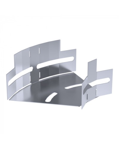 Угол горизонтальный изменяемый 0-45 градусов Стандарт INOX (AISI 316) 100х50 Промрукав (PR16.3614) в Кемерово Аксессуары для лотков Pintop.ru