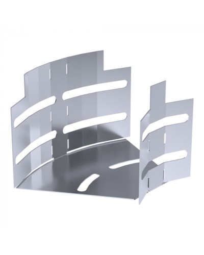 Угол горизонтальный изменяемый 0-45 градусов Стандарт INOX (AISI 316) 100х80 Промрукав (PR16.3615) в Кемерово Аксессуары для лотков Pintop.ru