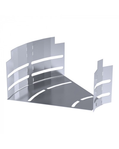 Угол горизонтальный изменяемый 0-45 градусов Стандарт INOX (AISI 316) 150х80 Промрукав (PR16.3618) в Кемерово Аксессуары для лотков Pintop.ru