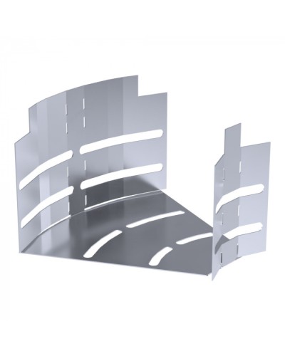 Угол горизонтальный изменяемый 0-45 градусов Стандарт INOX (AISI 316) 150х100 Промрукав (PR16.3619) в Кемерово Аксессуары для лотков Pintop.ru