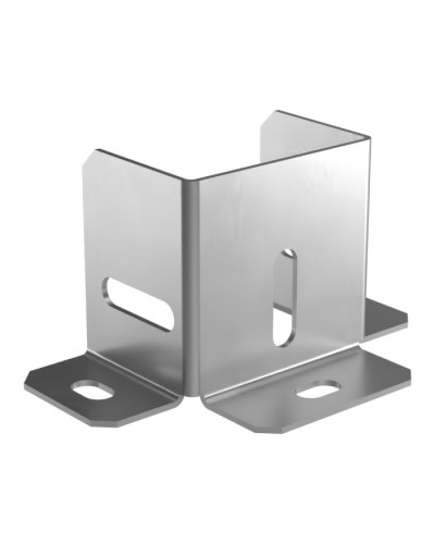 Универсальный ввод трассы лотков Стандарт INOX (AISI 304) 50х50 Промрукав (PR16.3673) в Кемерово Аксессуары для лотков Pintop.ru